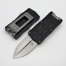 Microtech Exocet II w/ Black Aluminum Handle & Stonewash M390MK D/E 1157-10