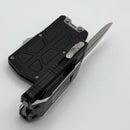 Microtech Exocet II w/ Black Aluminum Handle & Stonewash M390MK D/E 1157-10