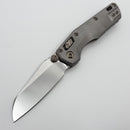 Marfione Custom MSI RAM LOK Mini Double Vapor Blast Fluted Titanium Handles w/ Flamed/Bronze Accents & Mirror M390MK