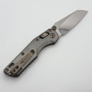 Marfione Custom MSI RAM LOK Mini Double Vapor Blast Fluted Titanium Handles w/ Flamed/Bronze Accents & Mirror M390MK
