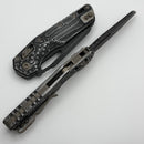 Microtech Knives MSI RAM LOK Distressed Flag Aluminum Handles & M390MK 210-1DFLAGS-Z23