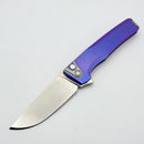 MachineWise Sonora Blue Titanium Integral Handle w/ Ti Bolster & Stonewash S90V
