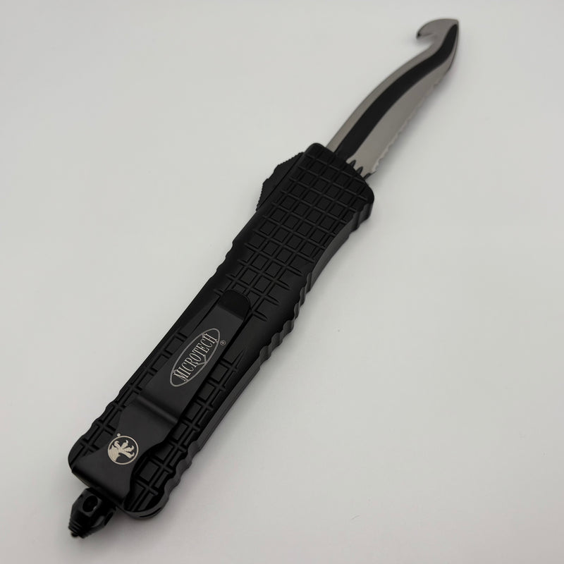 Pre-Owned Microtech Combat Troodon Black High Speed Rescue Tool 601-3T
