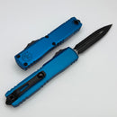 Microtech Ultratech Gen IV D/E Tactical Full Serrated w/ Blue Handle 11224-3BL