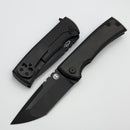 Chaves Knives Redencion 229 Kickstop PVD & Black Micarta Inlays w/ M390 PVD Two Tone Tanto