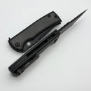 Chaves Knives Redencion 229 Kickstop PVD & Black Micarta Inlays w/ M390 PVD Two Tone Tanto