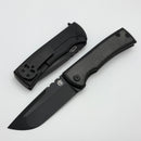 Chaves Knives Redencion 229 Kickstop PVD & Black Micarta Inlays w/ M390 PVD Two Tone Drop Point