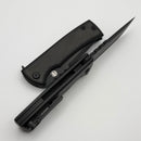 Chaves Knives Redencion 229 Kickstop PVD & Black Micarta Inlays w/ M390 PVD Two Tone Drop Point