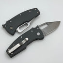 Demko Nano Shark w/ Gray GRN Handles & Clip Point AUS10A