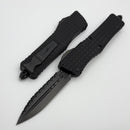 Microtech Combat Troodon Delta Frag Shadow Fluted DLC D/E Fully Serrated 142-3CT-DSH