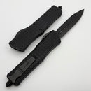 Microtech Combat Troodon Delta Frag Shadow Fluted DLC D/E Fully Serrated 142-3CT-DSH