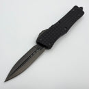 Microtech Combat Troodon Delta Frag Shadow Fluted DLC Double Edge 142-1CT-DSH