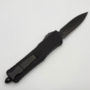 Microtech Combat Troodon Delta Frag Shadow Fluted DLC Double Edge 142-1CT-DSH