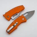 Demko Nano Shark w/ Orange GRN Handles & Clip Point AUS10A