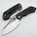 Custom Knife Factory Evo 3.0C Dark Ti w/ Rotten Design Regrind M390