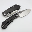 Custom Knife Factory Evo 3.0C Dark Ti w/ Rotten Design Regrind M390