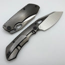 Custom Knife Factory Evo 3.0B DLC Handles w/ Rotten Design Regrind M390