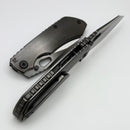 Custom Knife Factory Evo 3.0B DLC Handles w/ Rotten Design Regrind M390