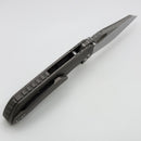 Custom Knife Factory Evo 3.0A Stonewash w/ Rotten Design Regrind M390