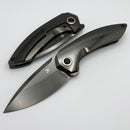 Kansept Knives ODD 21 Mirror DLC Titanium Handles & Mirror DLC 20CV K1077A7