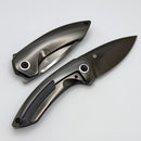 Kansept Knives ODD 21 Mirror DLC Titanium Handles & Mirror DLC 20CV K1077A7