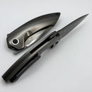 Kansept Knives ODD 21 Mirror DLC Titanium Handles & Mirror DLC 20CV K1077A7