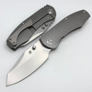 Kansept Knives Caveman Titanium Handles & Stonewash 20CV K1110A1