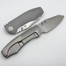 Kansept Knives Caveman Titanium Handles & Stonewash 20CV K1110A1