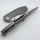 Kansept Knives Caveman Titanium Handles & Stonewash 20CV K1110A1