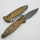 Microtech Socom Delta Ram-Lok w/ Tan Aluminum Handles & Apocalyptic M390MK 159RL-10APTA