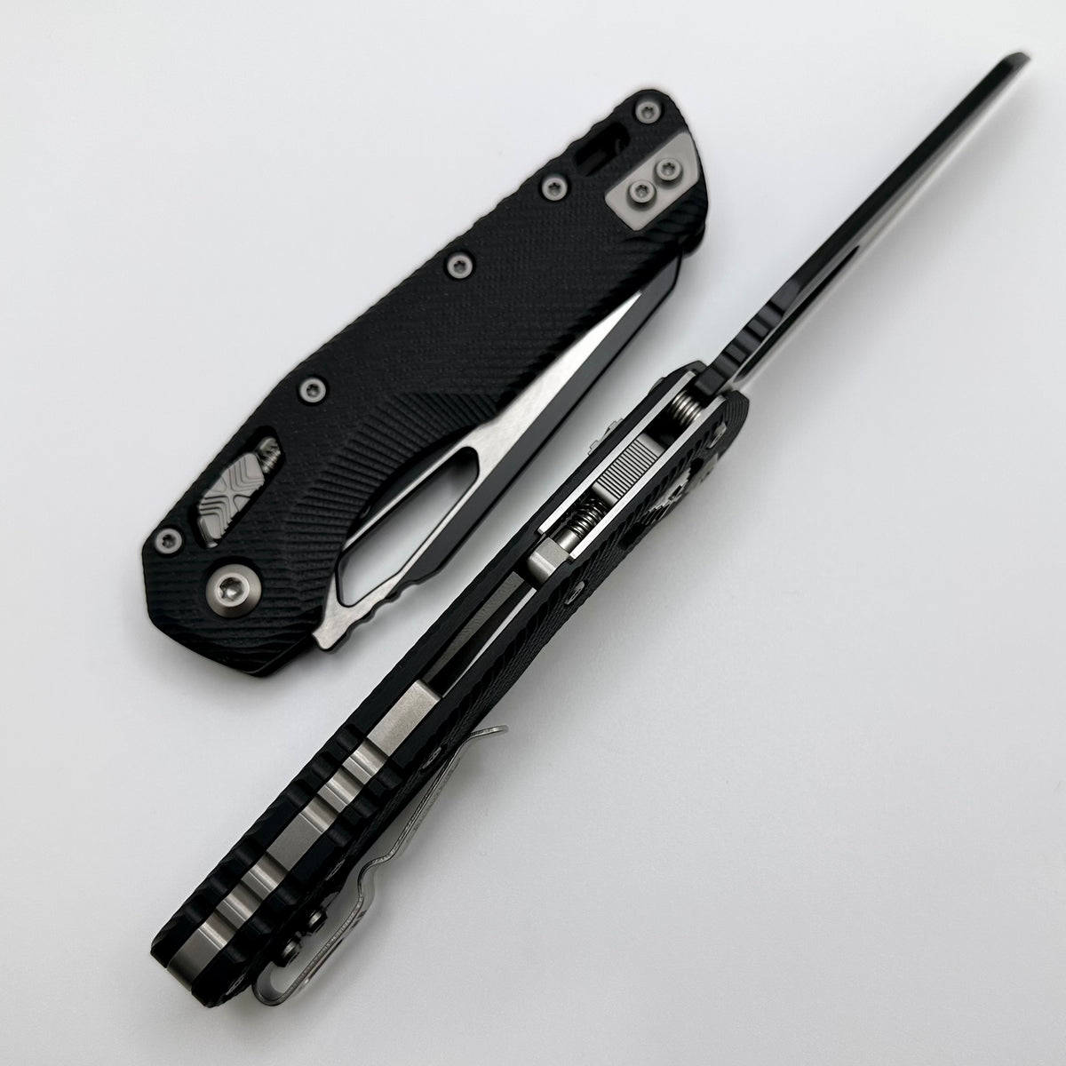 Microtech Knives MSI RAM LOK Black G-10 & Two Tone Black M390MK 210-1F