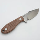 Tenable Knives Tiny Dancer w/ Brown Micarta Handles & Stonewash D2 G014A5