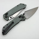Tenable Knives Fenrir Green Micarta Handles & Stonewash Nitro-V T1034V1