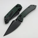 Tenable Knives Fenrir Green Frag G-10 G-10 Handles & Blackwash Nitro-V T1034V12