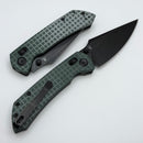 Tenable Knives Fenrir Green Frag G-10 G-10 Handles & Blackwash Nitro-V T1034V12