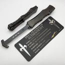 Marfione Custom Halo IV DLC Stainless Handle w/ DLC Diamondwash Clip Point M390MK