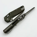 Microtech MSI RAM LOK Mini Frag Cerakote Magpul OD Green Aluminum Handles w/ M390MK 210M-1FRCMPOD-Z13