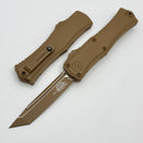 Microtech Knives Mini Hera T/E M390MK Cerakote Dark Earth 1704M-1CDE