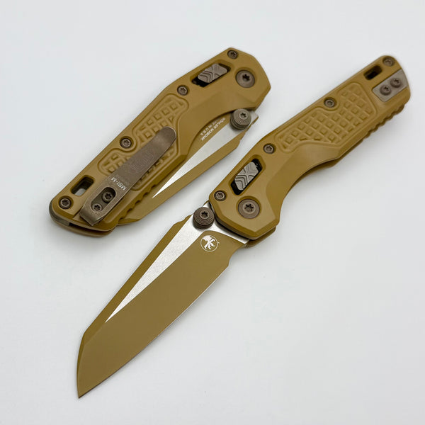 Microtech MSI RAM LOK Mini Frag Cerakote RAL-8000 Aluminum Handles w/