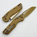 Microtech MSI RAM LOK Mini Frag Cerakote RAL-8000 Aluminum Handles w/ M390MK 210M-1FRCRA-Z23