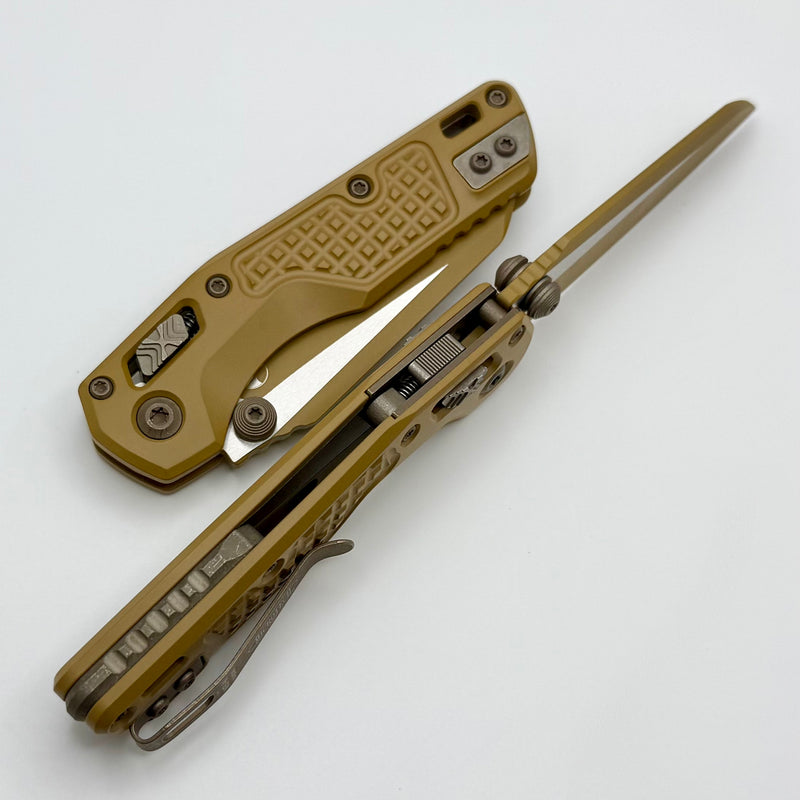 Microtech MSI RAM LOK Mini Frag Cerakote RAL-8000 Aluminum Handles w/