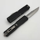 Microtech Ultratech EX - ZBP Interceptor Stonewash w/ Natural Clear Milled Handle Signature Series 1117EX-10S