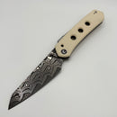 Pre-Owned Civivi Vision FG Ivory G-10 & Damascus C22036-DS1