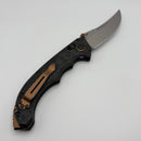 Pre-Owned Benchmade Mini Bedlam Marbled Carbon Fiber Handles w/ CPM-S90V 865-02