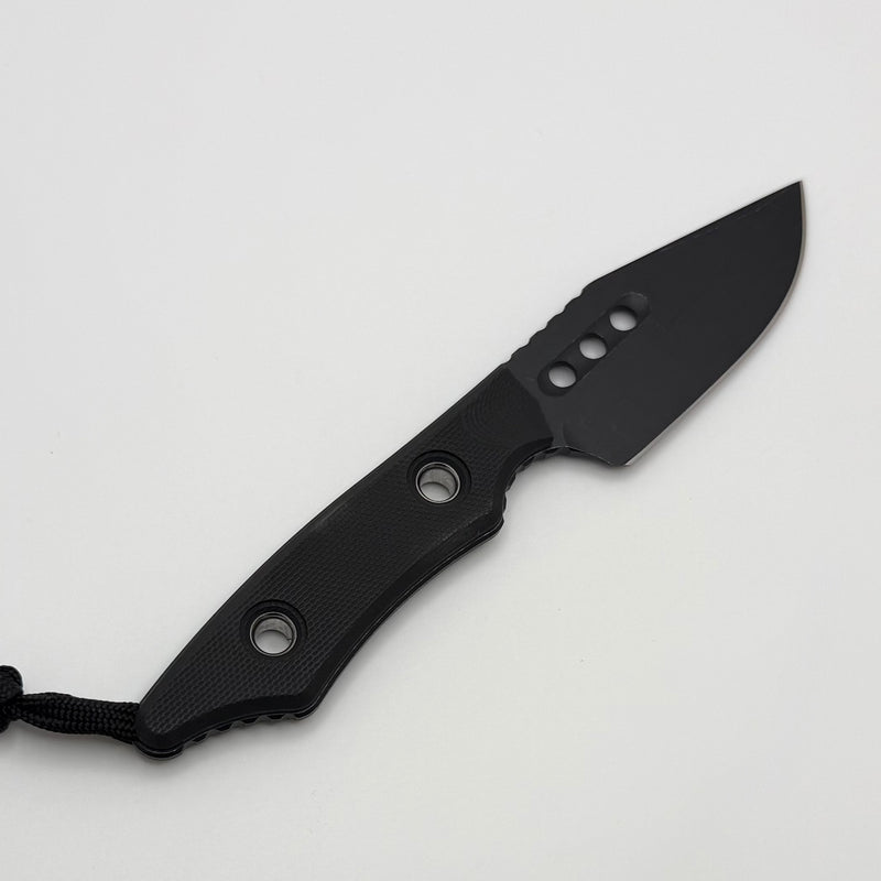 Heretic Kobold Black G-10 Handles w/ Battleworn Black Bowie MagnaCut F