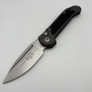 Pre-Owned Microtech Knives LUDT Gen III Stonewash Drop Point w/ Natural Clear Handle 1135-10NC