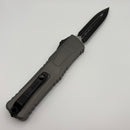 Pre-Owned Microtech Knives Combat Troodon Gen III Natural Clear w/ Black Double Edge 1142-1NC