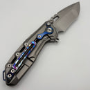 Pre-Owned Reate T1000 V2 Flipper Milled Titanium w/ ZircuTi & Recurve M390