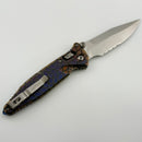 Marfione Select Microtech Socom Ram-Lok Titanium Slab Side Handles w/ Bronze Accents & Spear Point Stonewash M390MK 160RLS-10SMS2 (In House Modified)