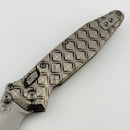 Marfione Select Microtech Socom Ram-Lok Titanium Slab Side Handles w/ Bronze Accents & Spear Point Stonewash M390MK 160RLS-10SMS2 (In House Modified)